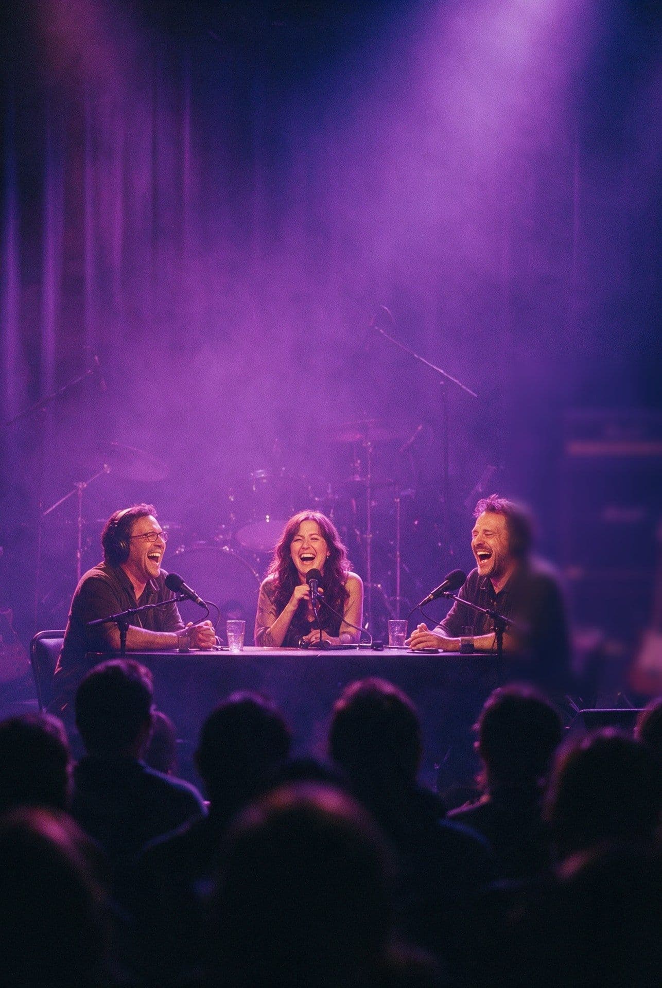 A live show recorded in front of an audience